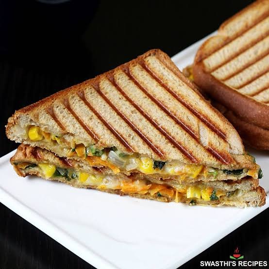 Veg cheese grilled sandwich