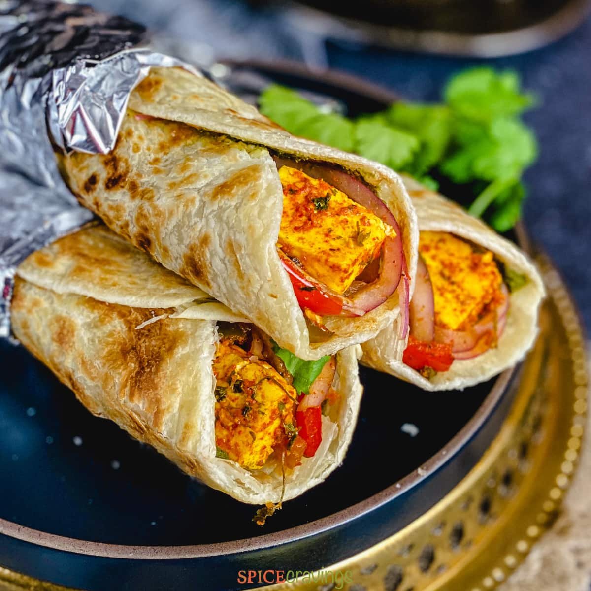 Stuffed Paneer roll